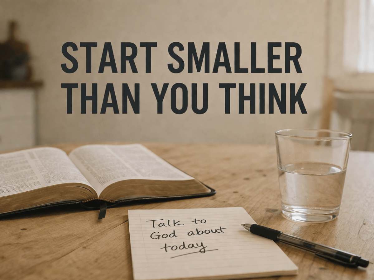 Family Discipleship: Start Smaller Than You&nbsp;Think